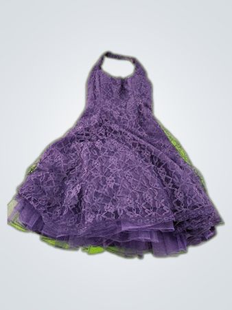 Purple Lace Dress