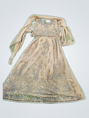 Golden Embroidered Dress