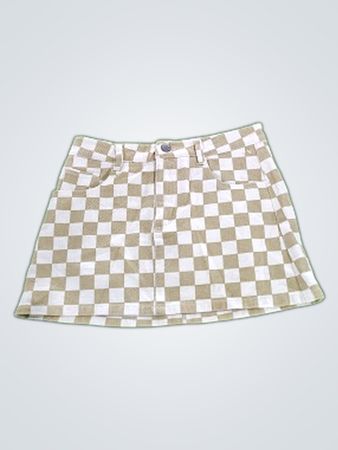 RSQ Checkered Skirt