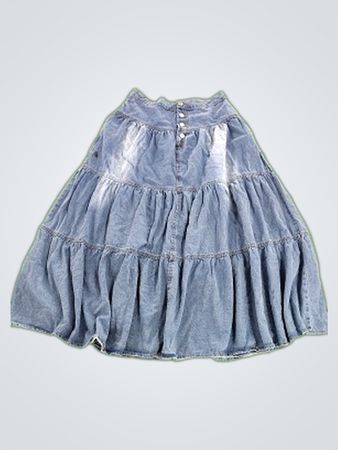Blue Denim Skirt
