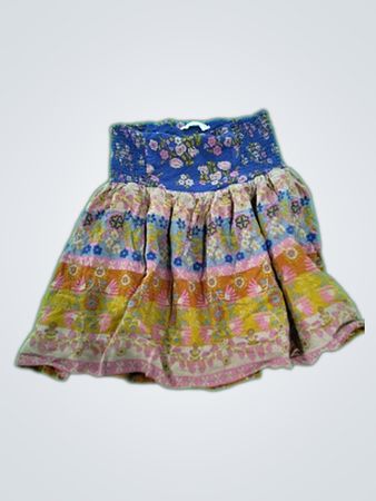 Natural Life Floral Print Mini Skirt