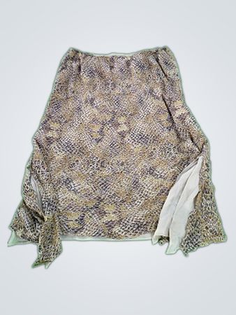 Cynthia Howie Snakeskin Skirt