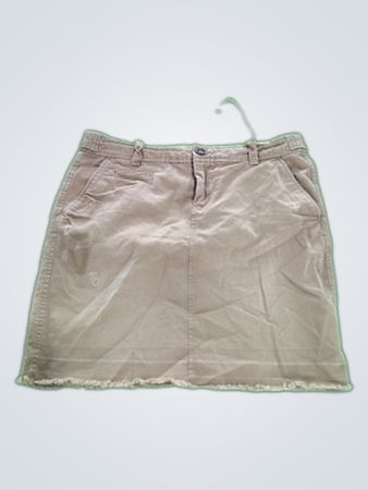 Old Navy Khaki Cotton Mini Skirt
