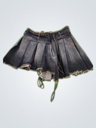 Levi's Distressed Denim Mini Skirt