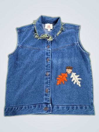 Denim Scarecrow Vest
