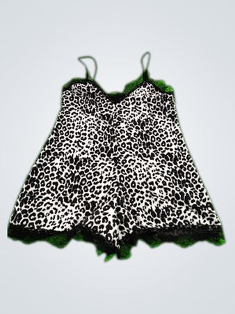 ASOS Design Leopard Print Lace Trim Romper