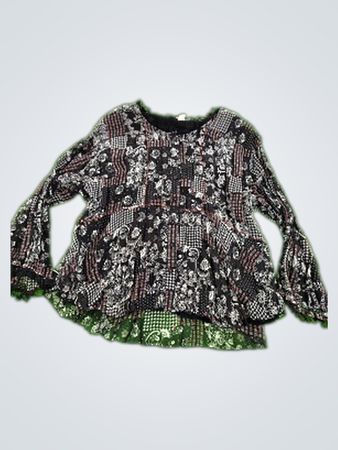 Coldwater Creek Floral Lace Blouse
