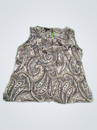 Talbots Paisley Patterned Top