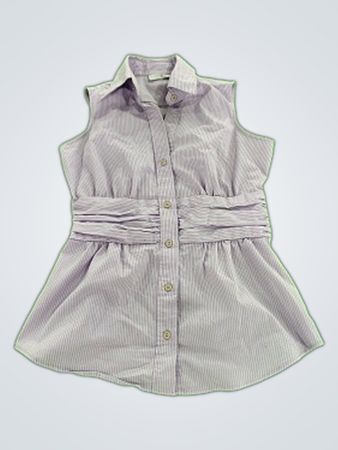 New York & Company Striped Sleeveless Top