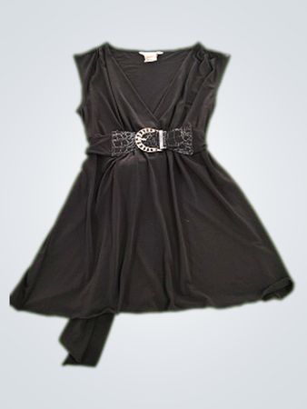 Speckles Black Dress