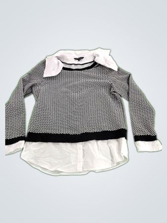 sharagano Women's Long Sleeve Shirt