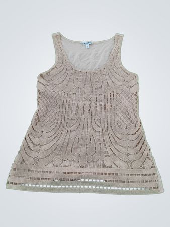 Express Beige Lace Cami Top