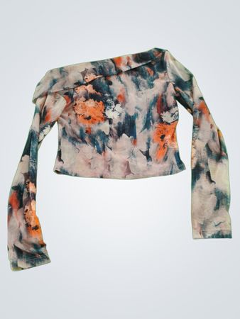 Long Sleeve Floral Blouse