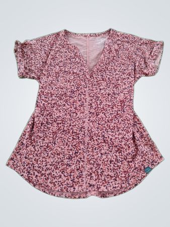 L.L.Bean Women's Polka Dot Short Sleeve Top