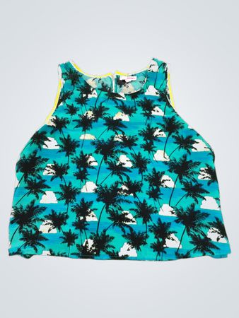 Bongo Palm Tree Print Tank Top