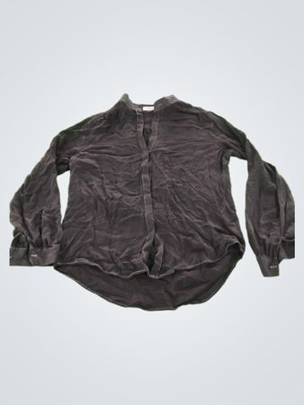 L'AGENCE Gray Long-Sleeve Shirt