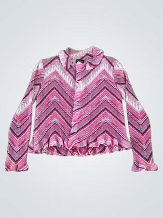 Caeliann Pink Striped Long-Sleeve Top