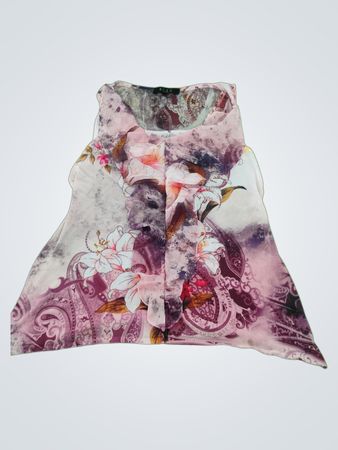 B.LEU. Floral Sleeveless Top