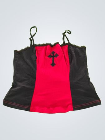 Black and Red Camisole