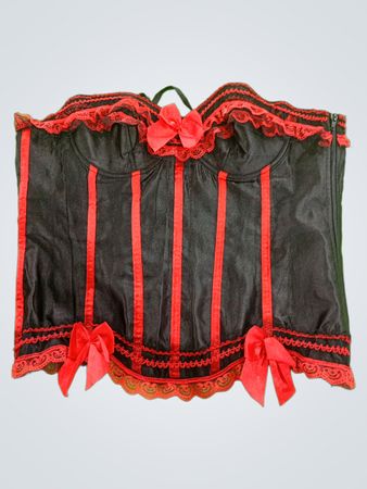 Black and Red Corset