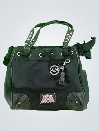 Juicy Couture Black Nylon Tote Bag