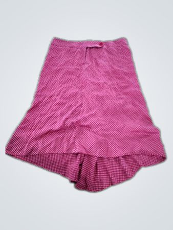 Pink Gingham Skirt