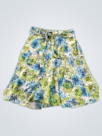 Liz Claiborne Floral Print Tie-Waist Skirt