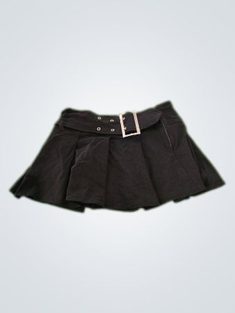 Black Pleated Skirt
