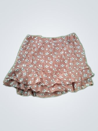 Floral Ruffle Skirt