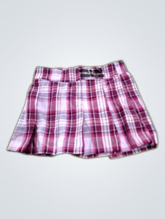 Justice Plaid Skirt