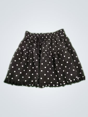 umge Black Polka Dot Skirt