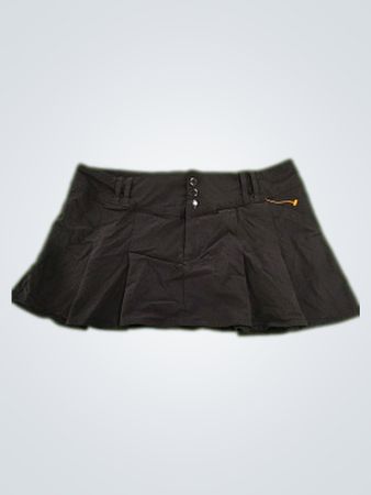 H&M Black Pleated Skirt