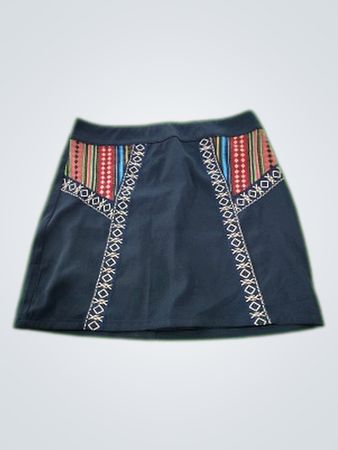 Blue Rain Embellished Skirt