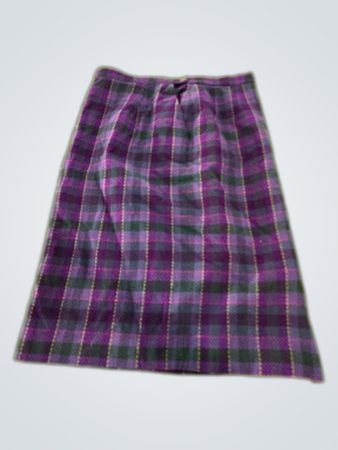Pendleton Purple Plaid Skirt