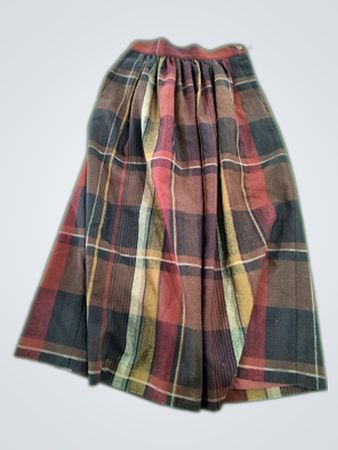 Liz Claiborne Plaid Pleated Skirt