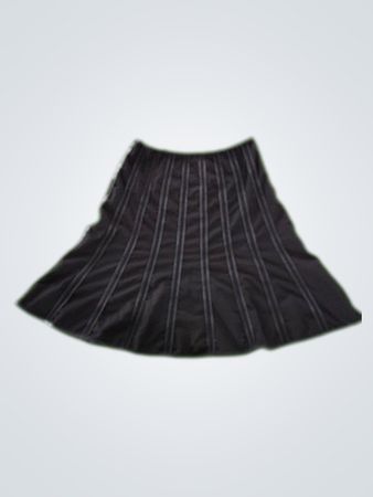 Elistahari Black Pleated Skirt