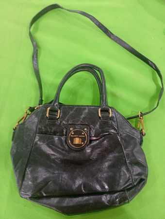 Elliott Lucca Black Leather Handbag