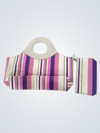 Estee Lauder Striped Tote Bag