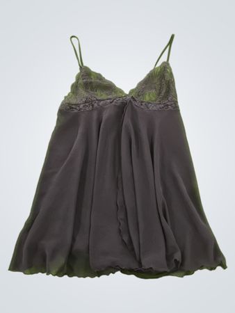 Victoria's Secret Black Lace Chemise