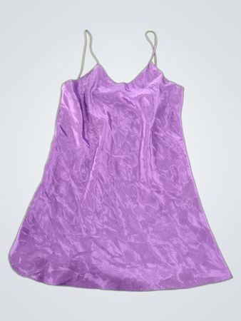 Purple Satin Chemise