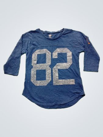 Old Navy Navy Blue 82 Graphic Tee