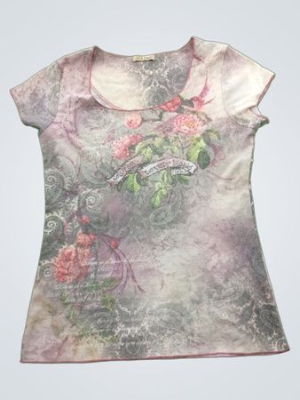 b. friends Women's Floral Graphic T-Shirt