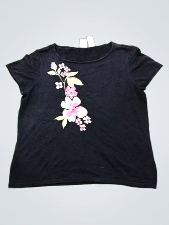 Black Floral T-Shirt
