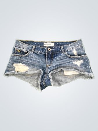 Abercrombie Kids Distressed Denim Shorts