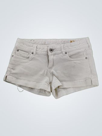 White Denim Shorts