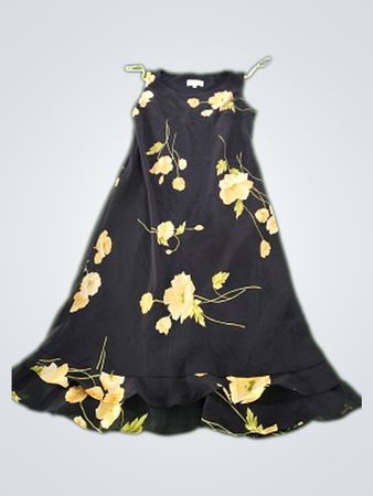 Black Floral Maxi Dress