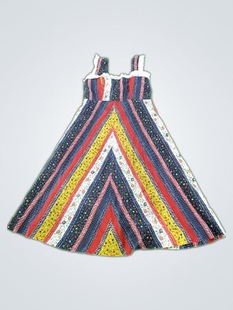 Multicolored Striped Dress