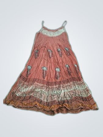 Pink Floral Maxi Dress