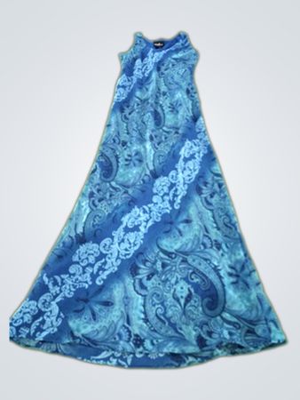 POSITIV Attitude Blue Paisley Print Maxi Dress