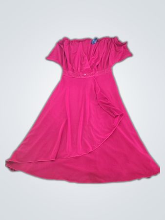 Pink Short Sleeve Dress